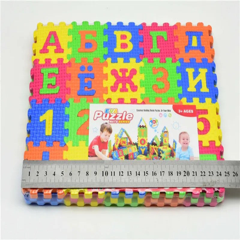 Baby Foam Puzzle Mat – Soft Interlocking Floor Play Mat for Kids