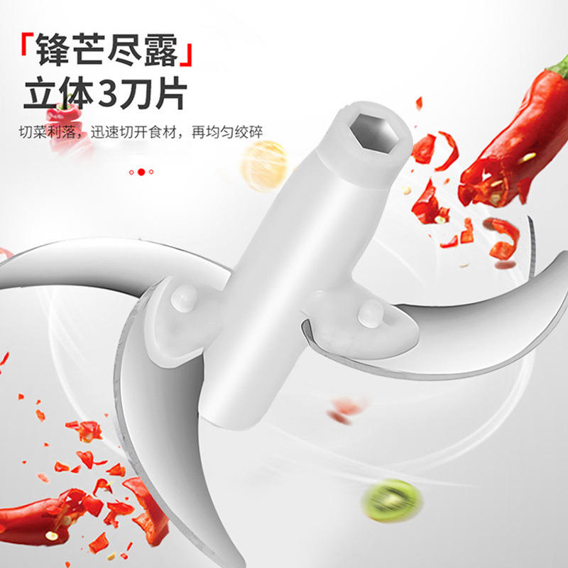 Hand Press Vegetable Chopper 2L