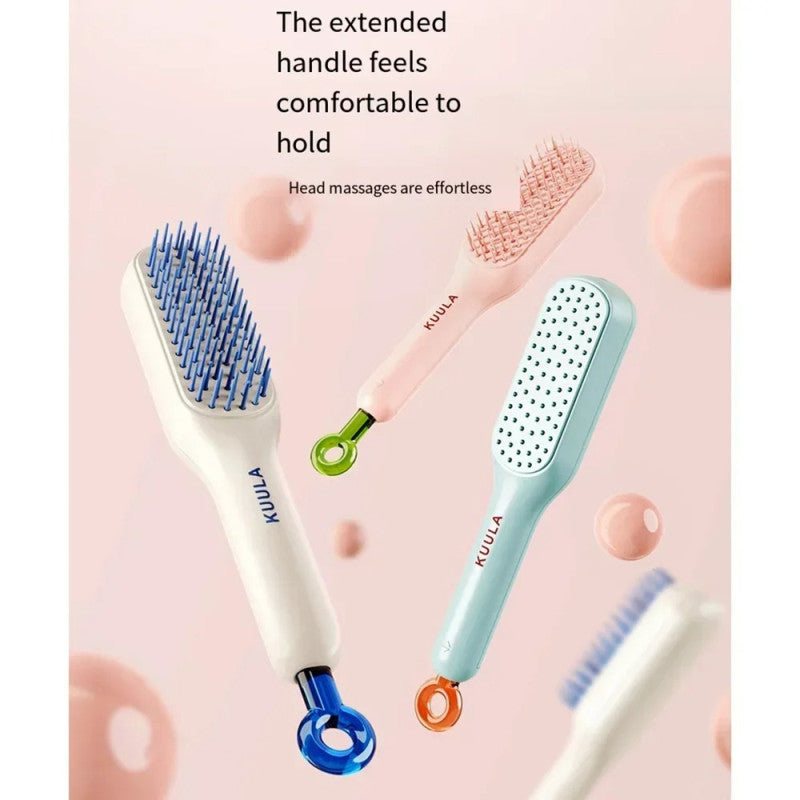 Self Cleaning Hair Brush – One Click Hair Removal