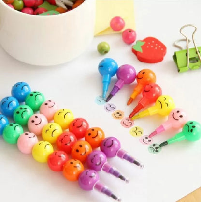 Multi-Color Fine Grip Crayons