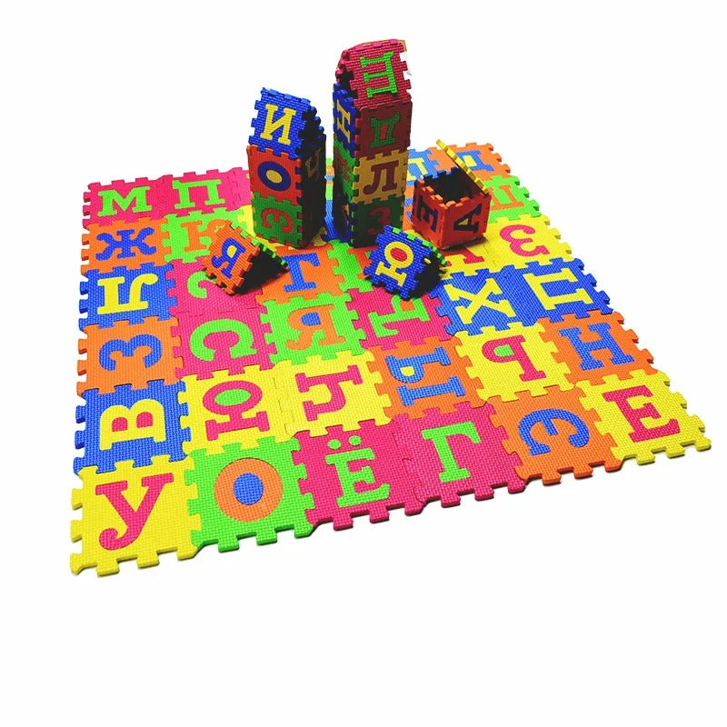 Baby Foam Puzzle Mat – Soft Interlocking Floor Play Mat for Kids
