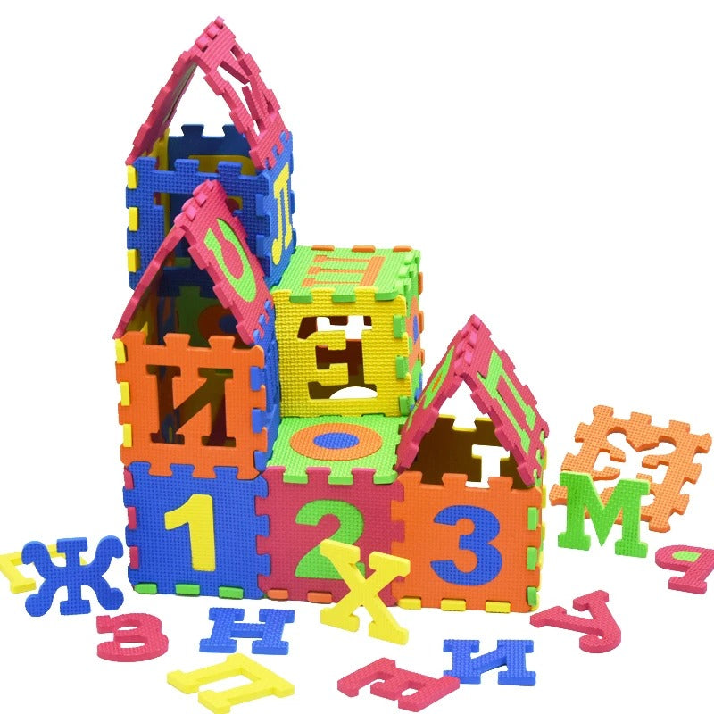Baby Foam Puzzle Mat – Soft Interlocking Floor Play Mat for Kids