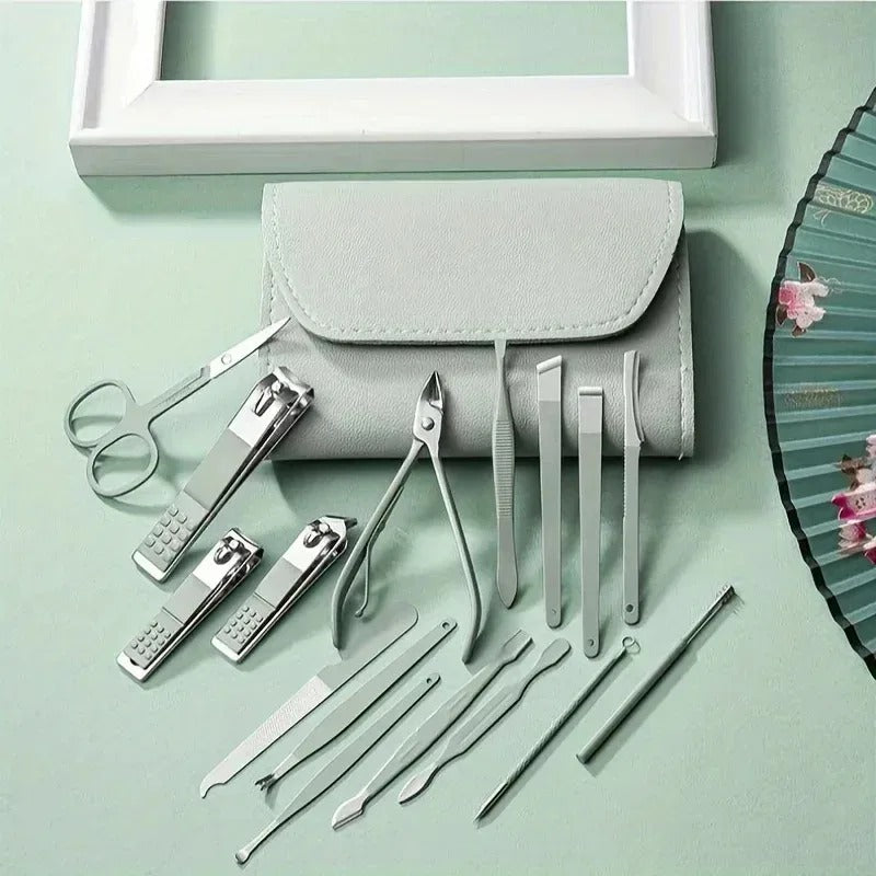 16pcs Professional Manicure Pedicure Kit