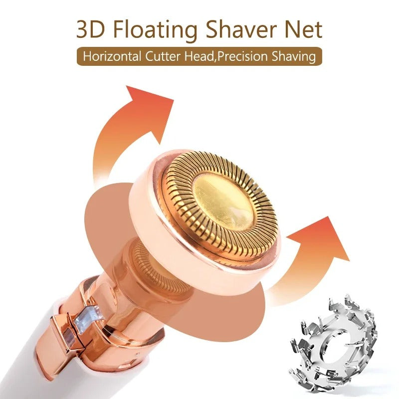 Eyebrow Shaping & Upper-Lip Hair Removal Machine | 2 in 1 Eyebrow and Upper Lip Trimmer