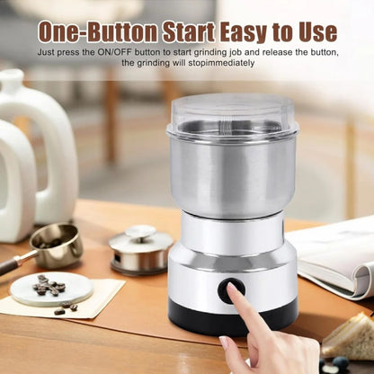 Electric Stainless Steel Coffee & Spice Grinder