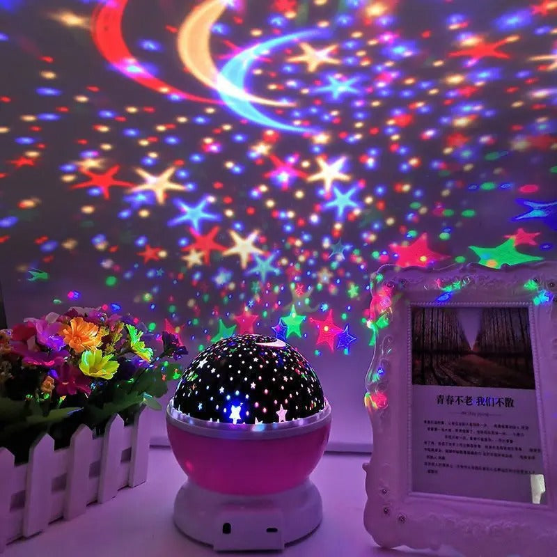 Star Master Dream Rotating Projector | Galaxy Star Night Light for Room Decor