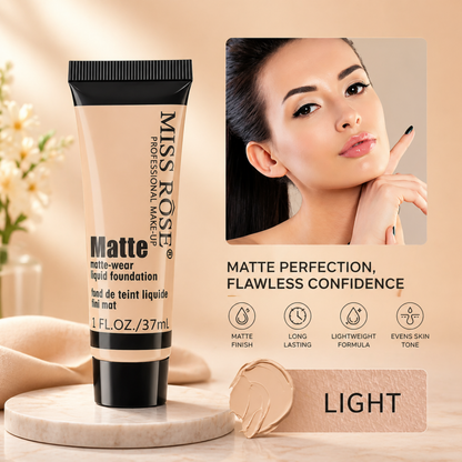 Miss Rose Matte Liquid Foundation – Light