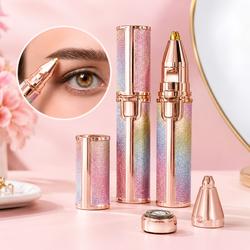 Eyebrow Shaping & Upper-Lip Hair Removal Machine | 2 in 1 Eyebrow and Upper Lip Trimmer