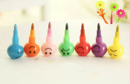 Multi-Color Fine Grip Crayons