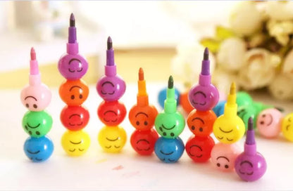 Multi-Color Fine Grip Crayons