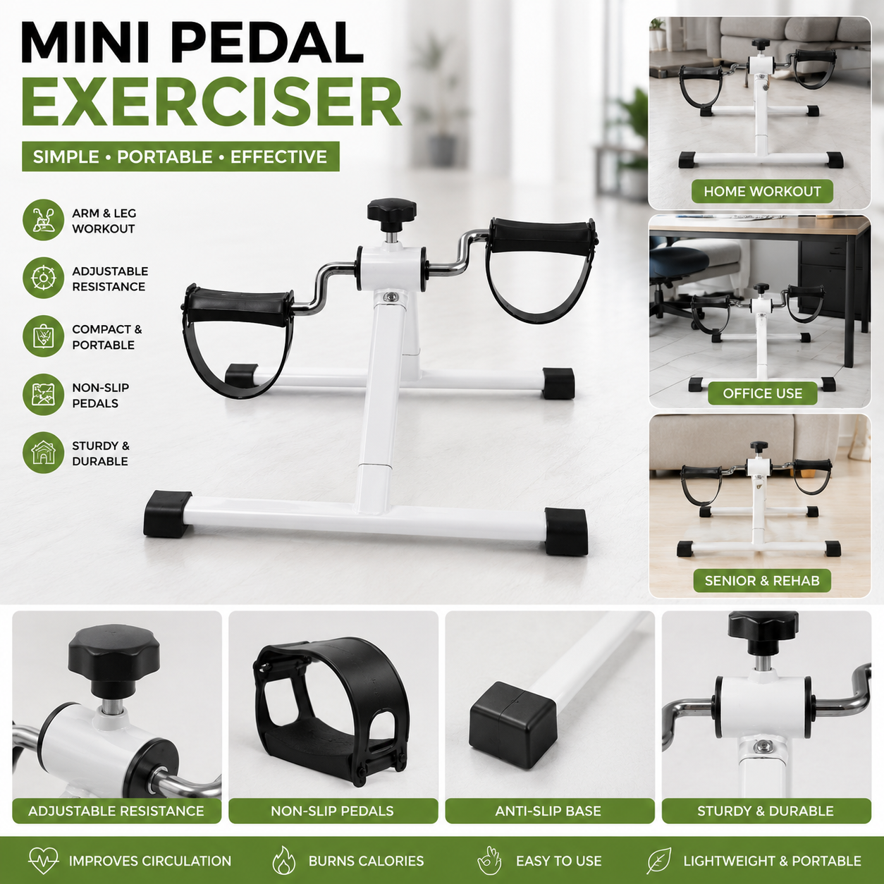 Portable Pedal Exercise Machine