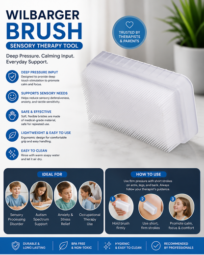 Wilbarger Brush – Sensory Therapy Tool