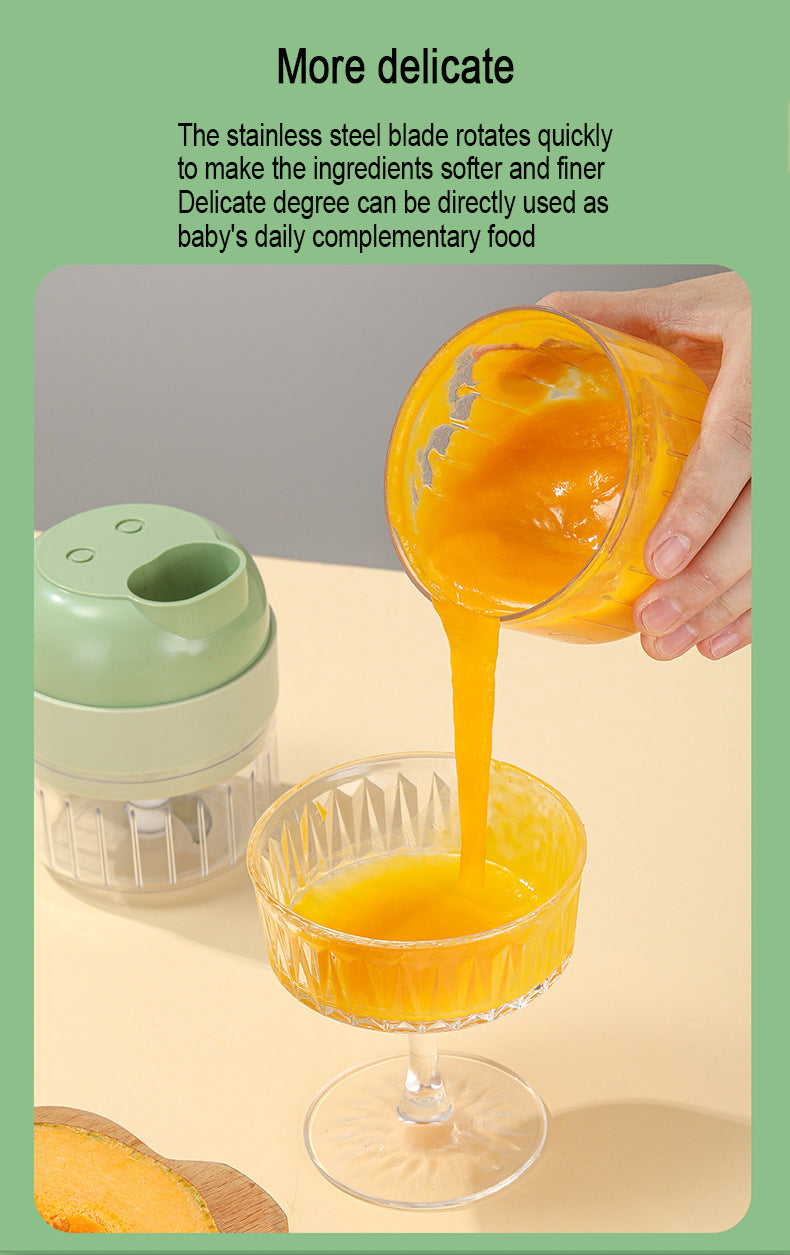 4-in-1 Rechargeable Multifunctional Electric Chopper