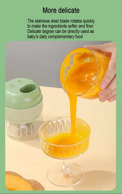 4-in-1 Rechargeable Multifunctional Electric Chopper
