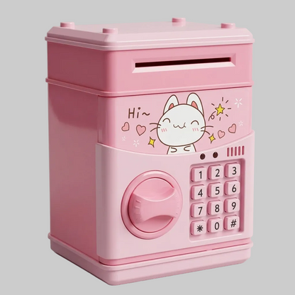 Kids Gift Cartoon Password Piggy Bank Atm