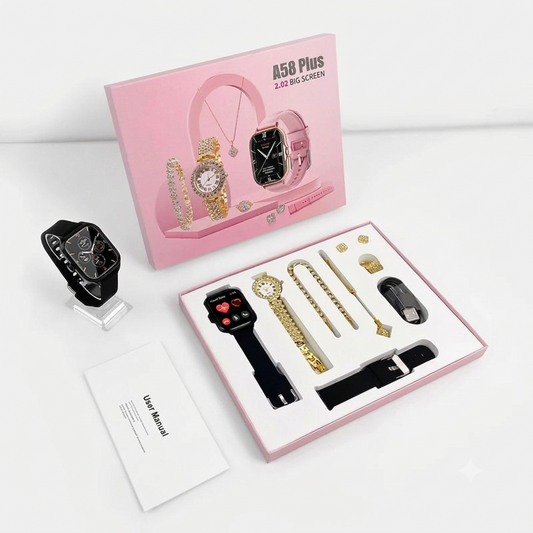 A58 Ladies Smart Watch – Stylish Couple Smartwatch for Fitness & Daily Use