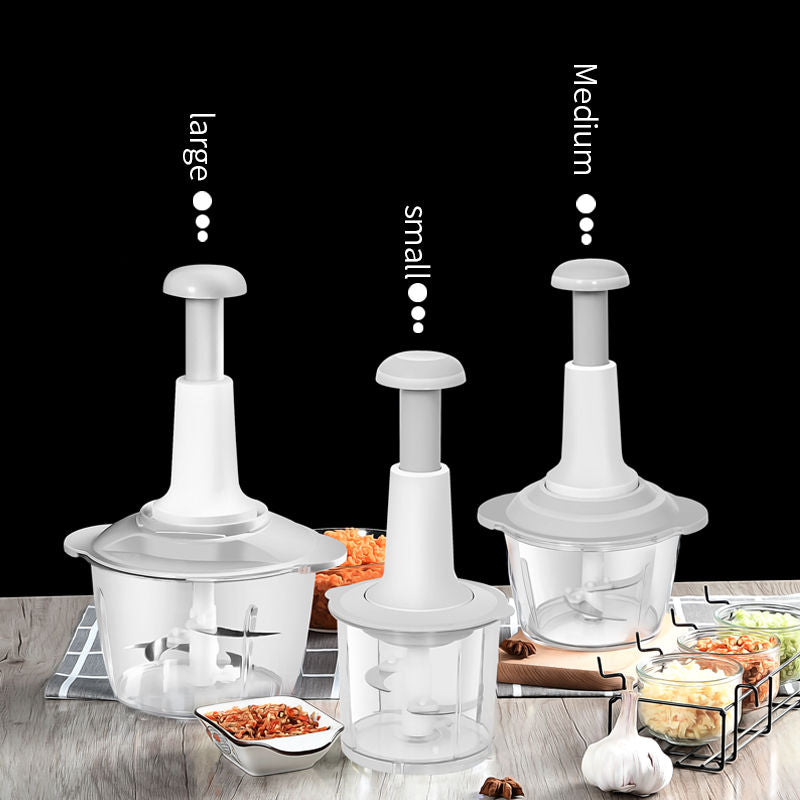 Hand Press Vegetable Chopper 2L