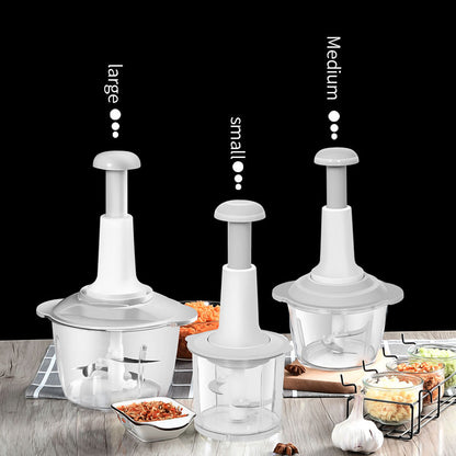 Hand Press Vegetable Chopper 2L
