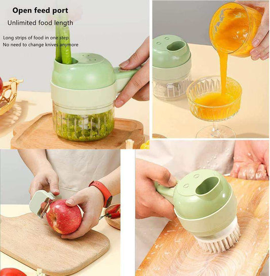 4-in-1 Rechargeable Multifunctional Electric Chopper