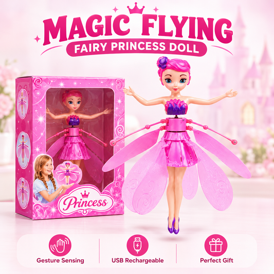 Magic Flying Fairy Princess Doll USB Rechargeable Gesture Sensing Toy