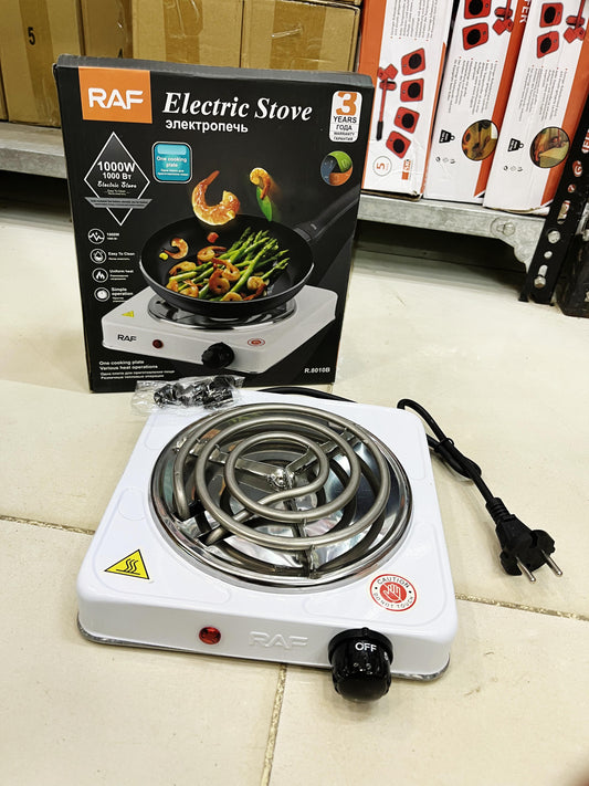 1000W Electric Stove Portable Hot Plate – Fast Heating Single Burner for Kitchen & Travel
