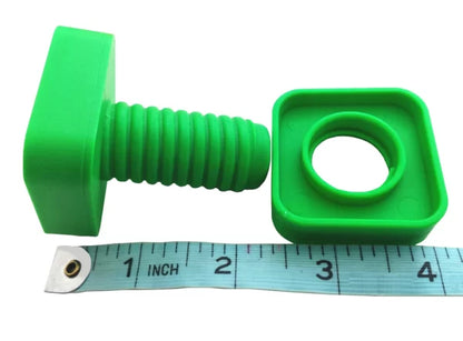 Jumbo Plastic Nuts & Bolts – 24 Pieces