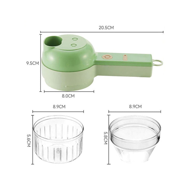 4-in-1 Rechargeable Multifunctional Electric Chopper