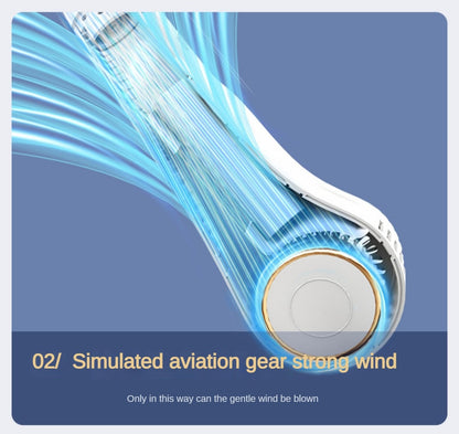 Portable Neck Fan – Hands Free Cooling Fan