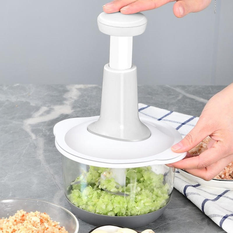 Hand Press Vegetable Chopper 2L